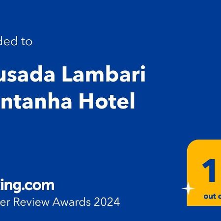 Pousada Lambari Montanha Hotel ภายนอก รูปภาพ